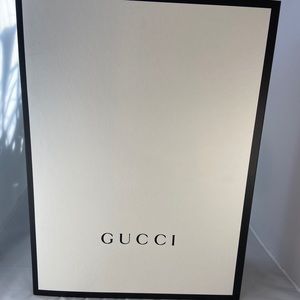 Gucci gift box and shopping bag